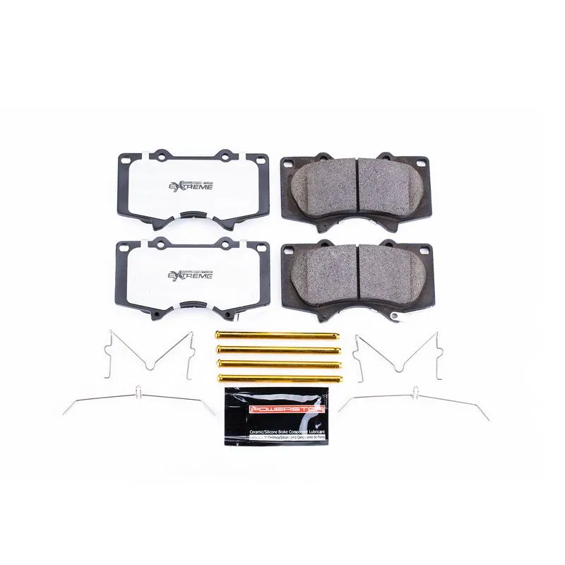 Z36-976B – POWERSTOP Brake Pad, FMSI Number D976B Carbon-Fiber Ceramic Brake Pads Set Of 4 With Premium Stainless Ste...